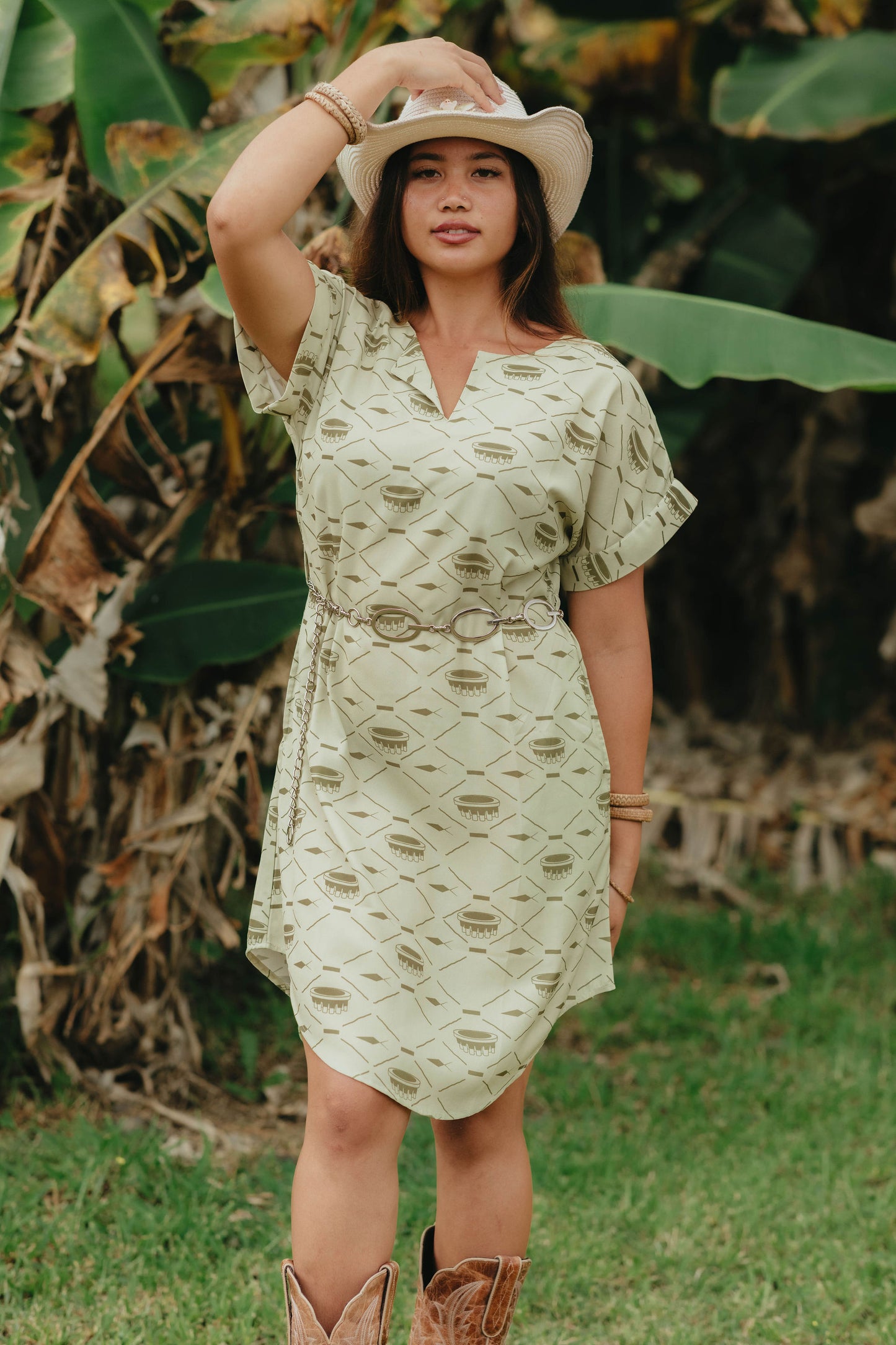 TANOA GREEN DRESS