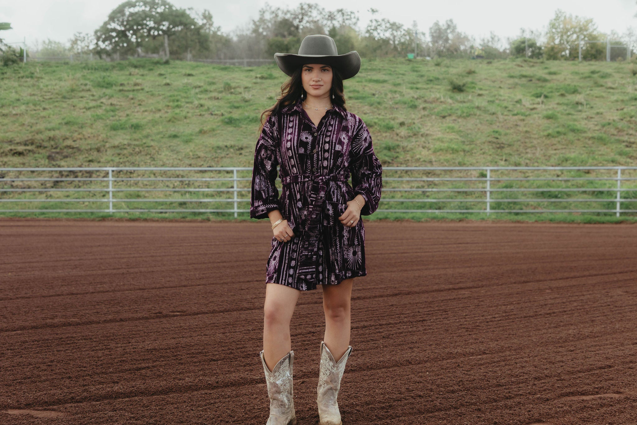 'ŌPIHI DRESS VELVET