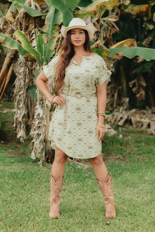 TANOA GREEN DRESS