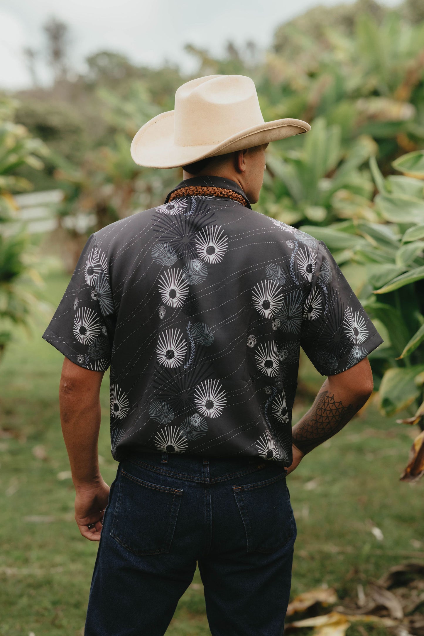ALOHA SHIRT OPIHI MAN (GREY)