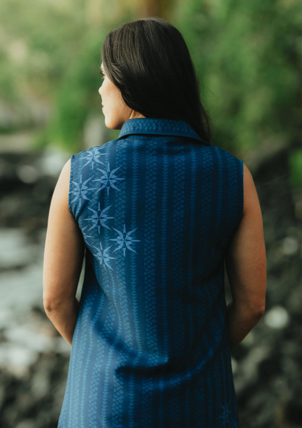 PUA LILIʻU MAXI DRESS (Blue)