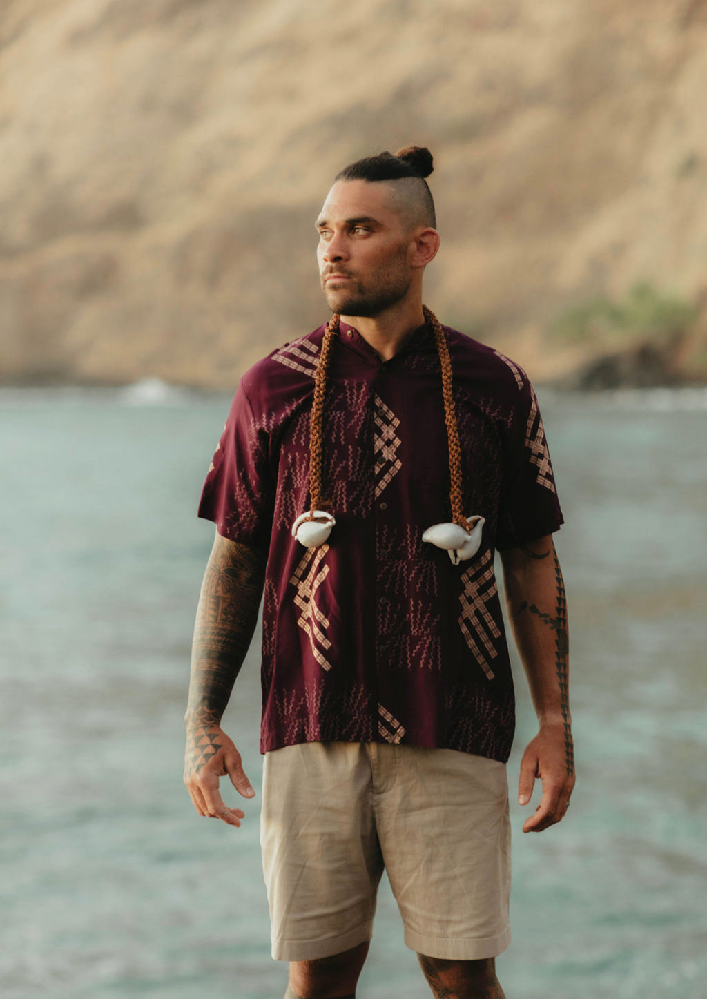 KUAHIWI MANDARIN SHIRT