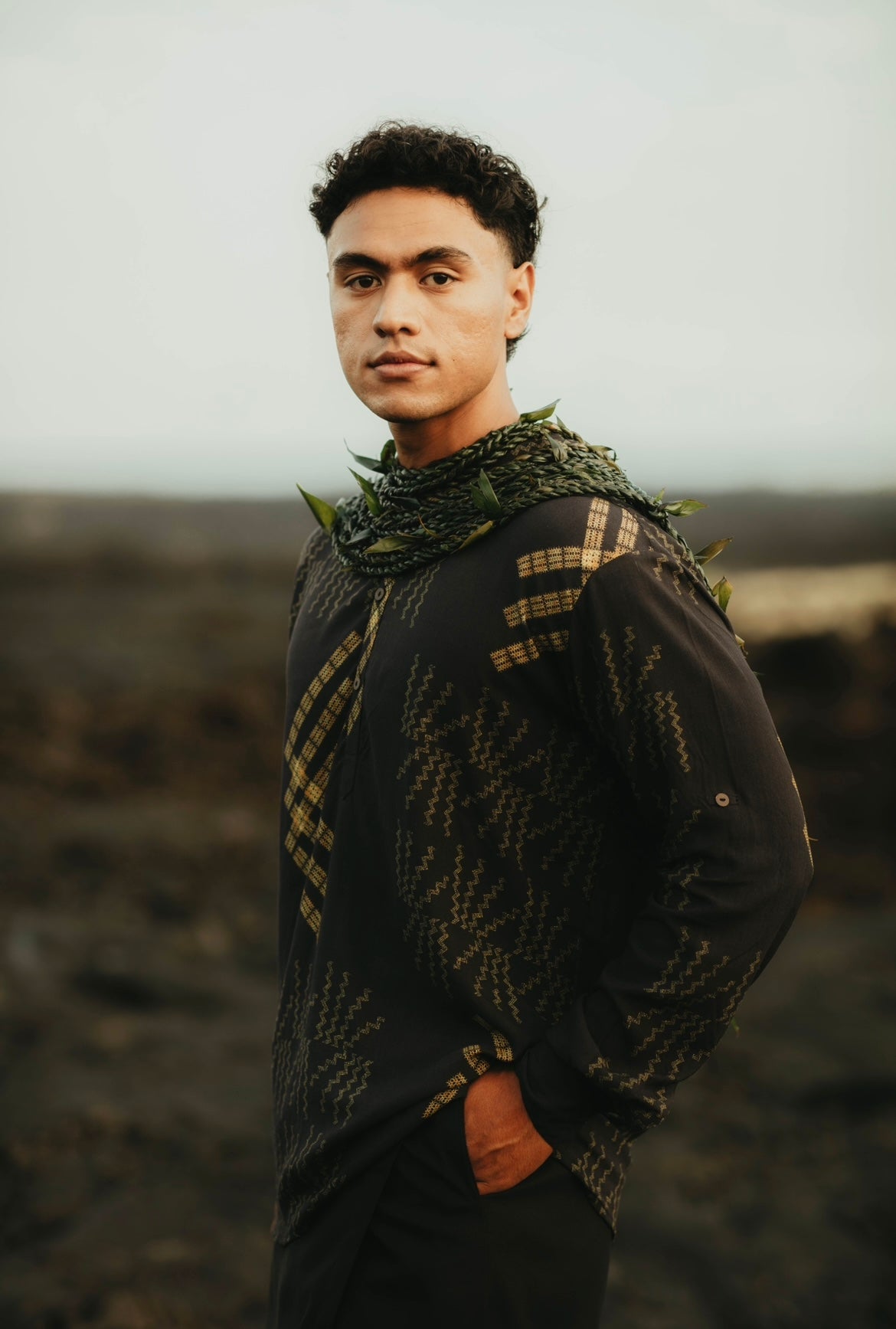 NĀ KUAHIWI MANDARIN SHIRT